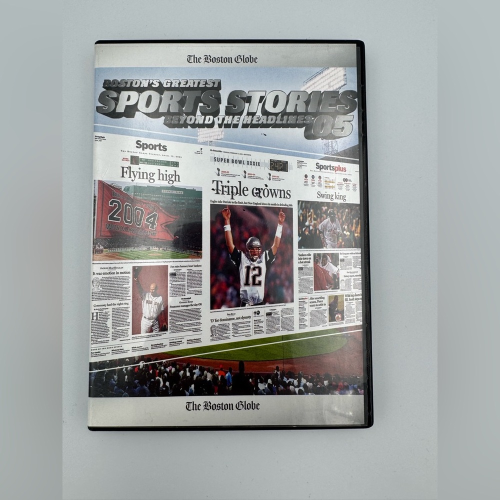 Boston’s Greatest Sports Stories 2005 DVD Boston Globe Patriots Red Sox